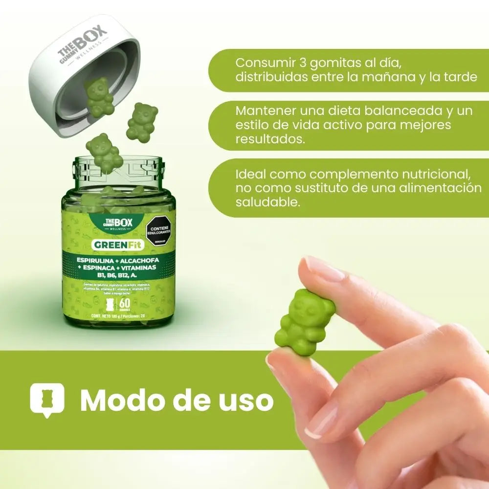 Green Fit (60 Gomitas)