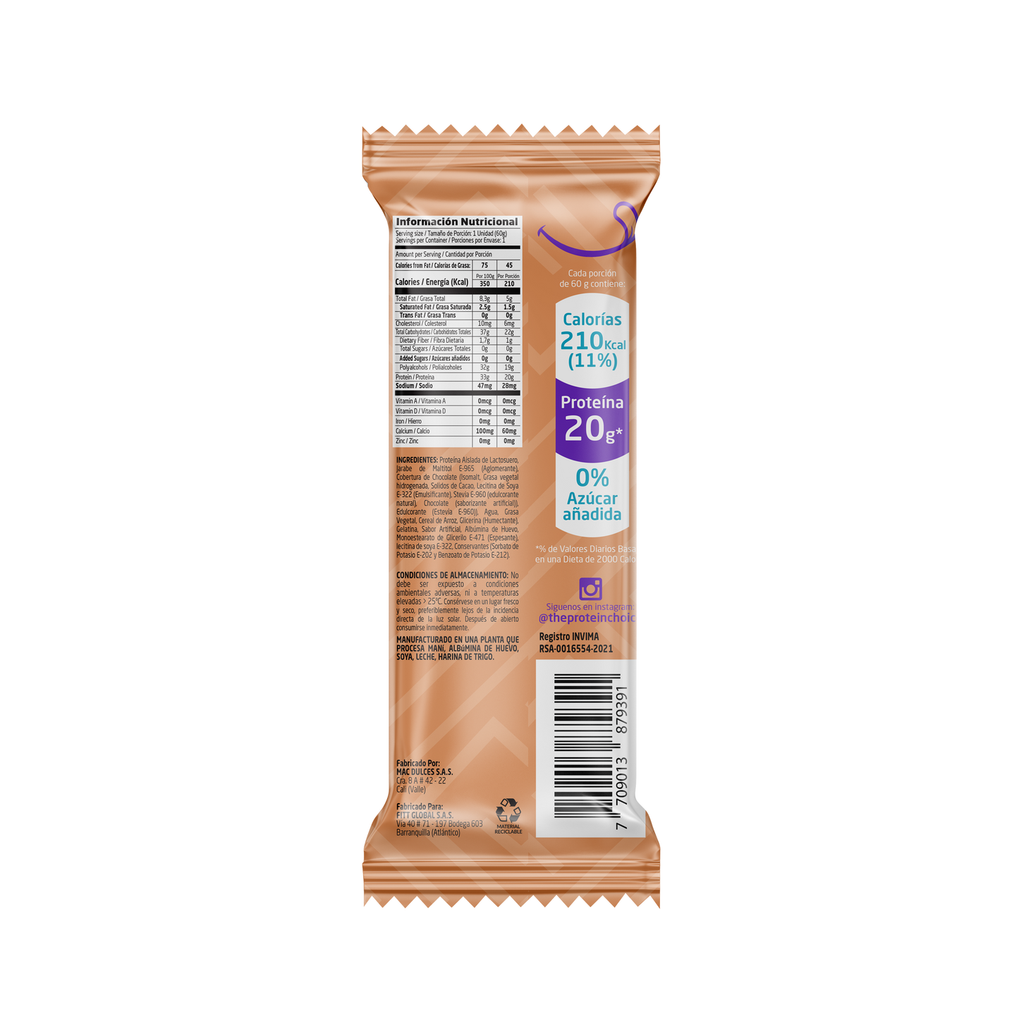 Barritas de Proteína (12 Unidades)