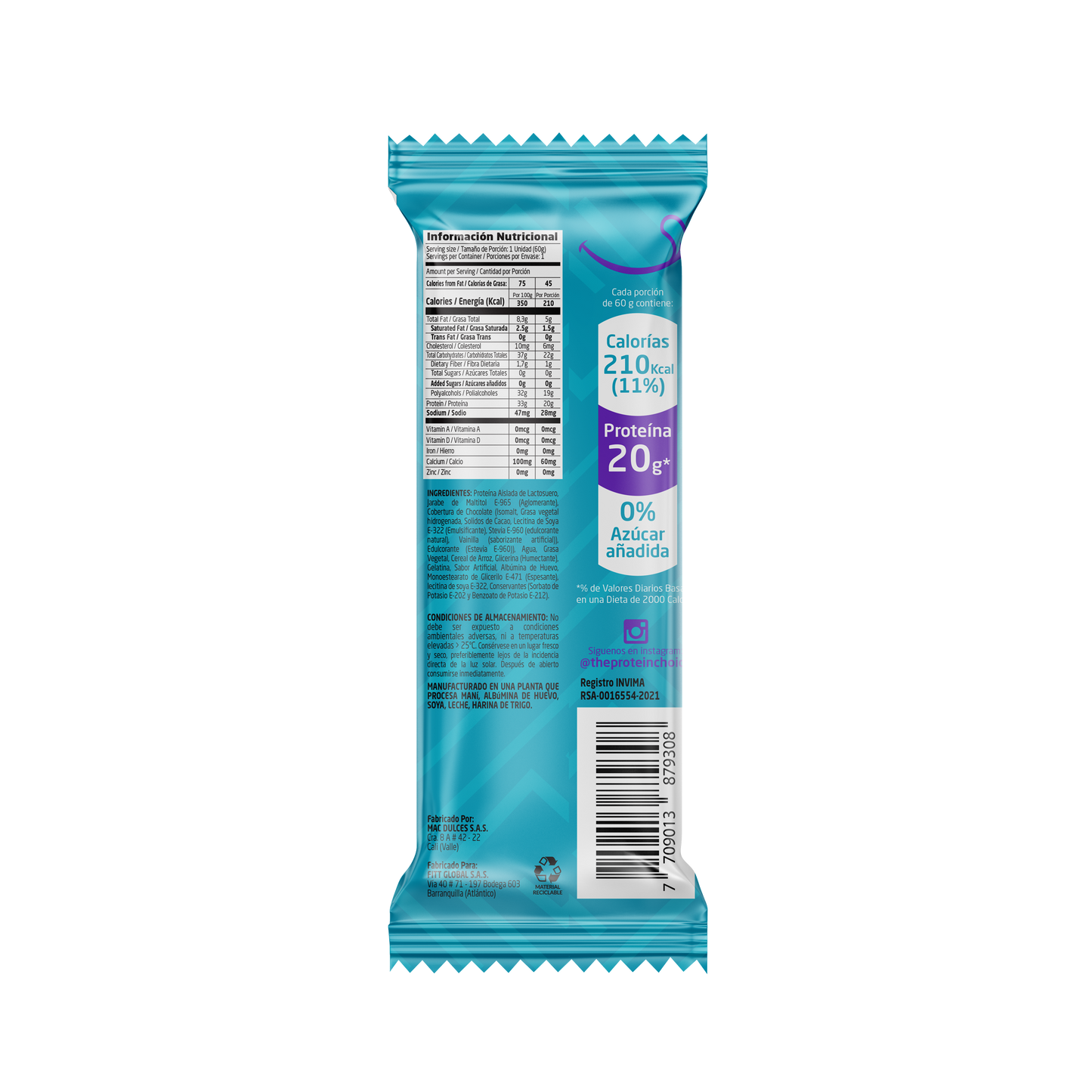 Barritas de Proteína (12 Unidades)