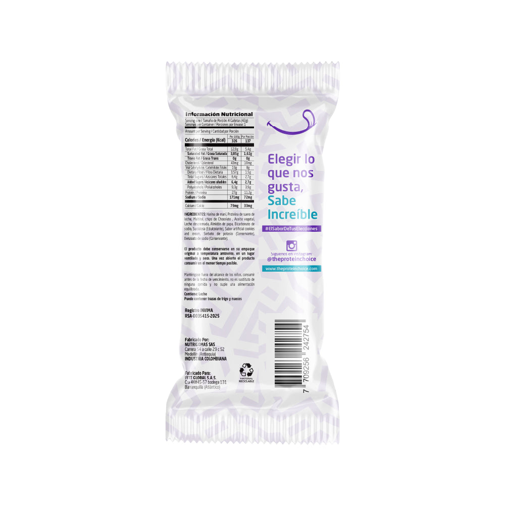 Galletas The Protein Choice (6 Unidades)