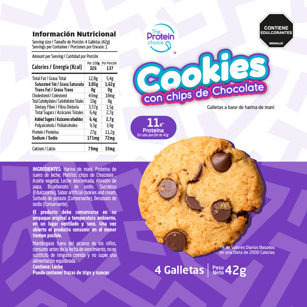 Galletas The Protein Choice (6 Unidades)