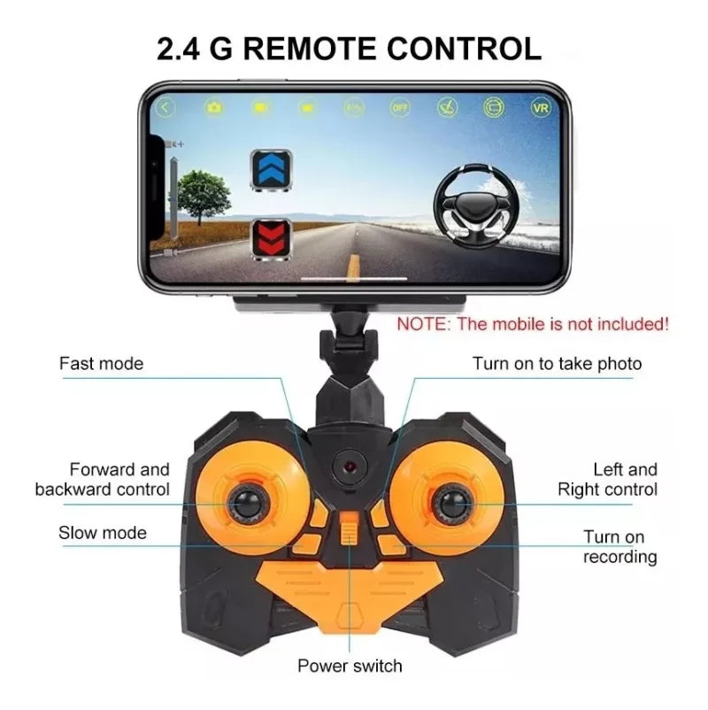 Carrito De Juguete Con Cámara Hd 4x4 Control Cart Wifi